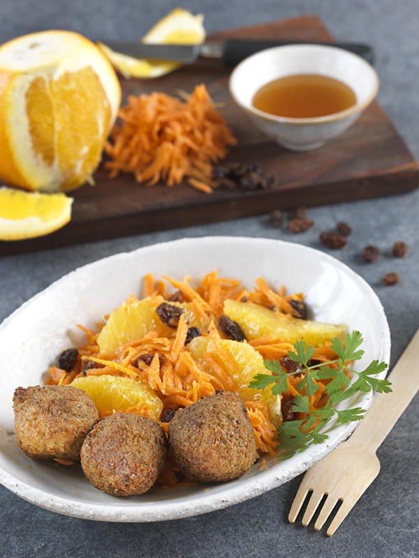 Prix Engagés : Falafels à l’orange et aux carottes (1,95€/personne)